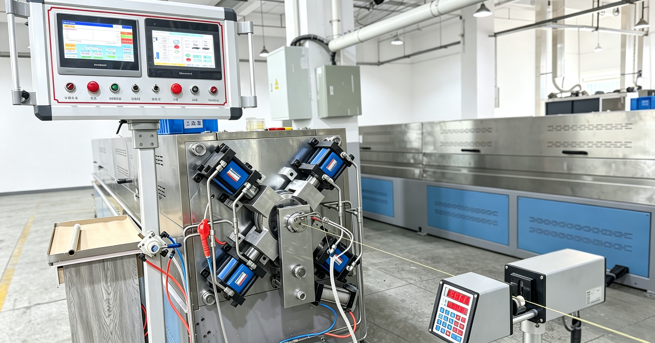 Control System: Dual-Screen Touch-Linked Sintering Furnace