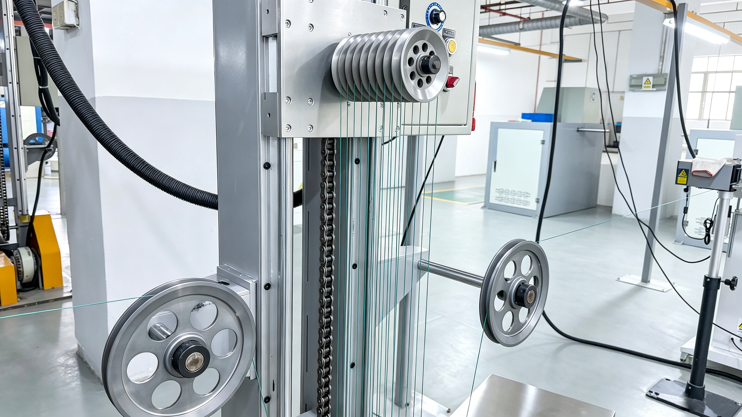 Tension Wheel System: Multi-wheel, uniform wire feeding