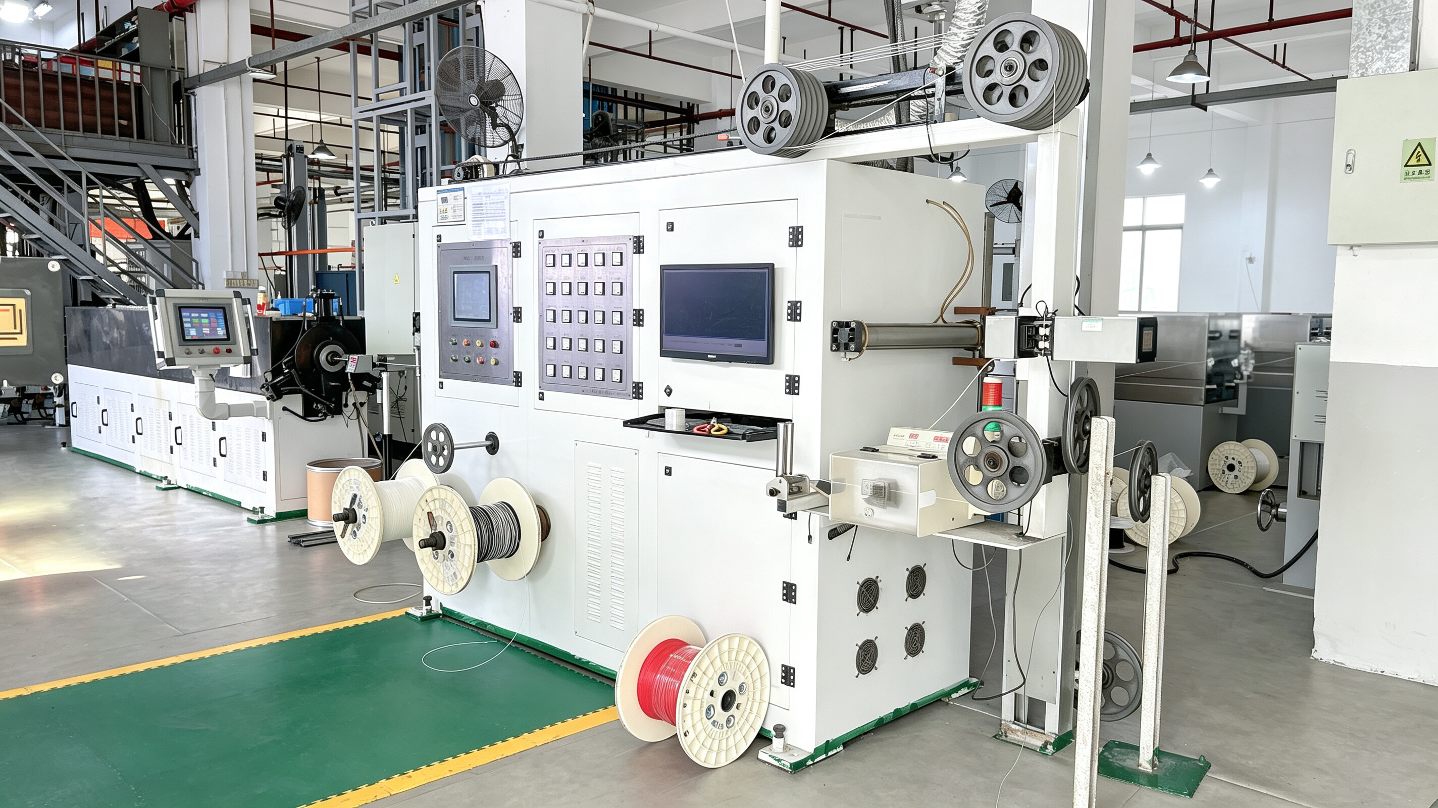Full Machine Synchronization: Sintering Station and Take-up Overview