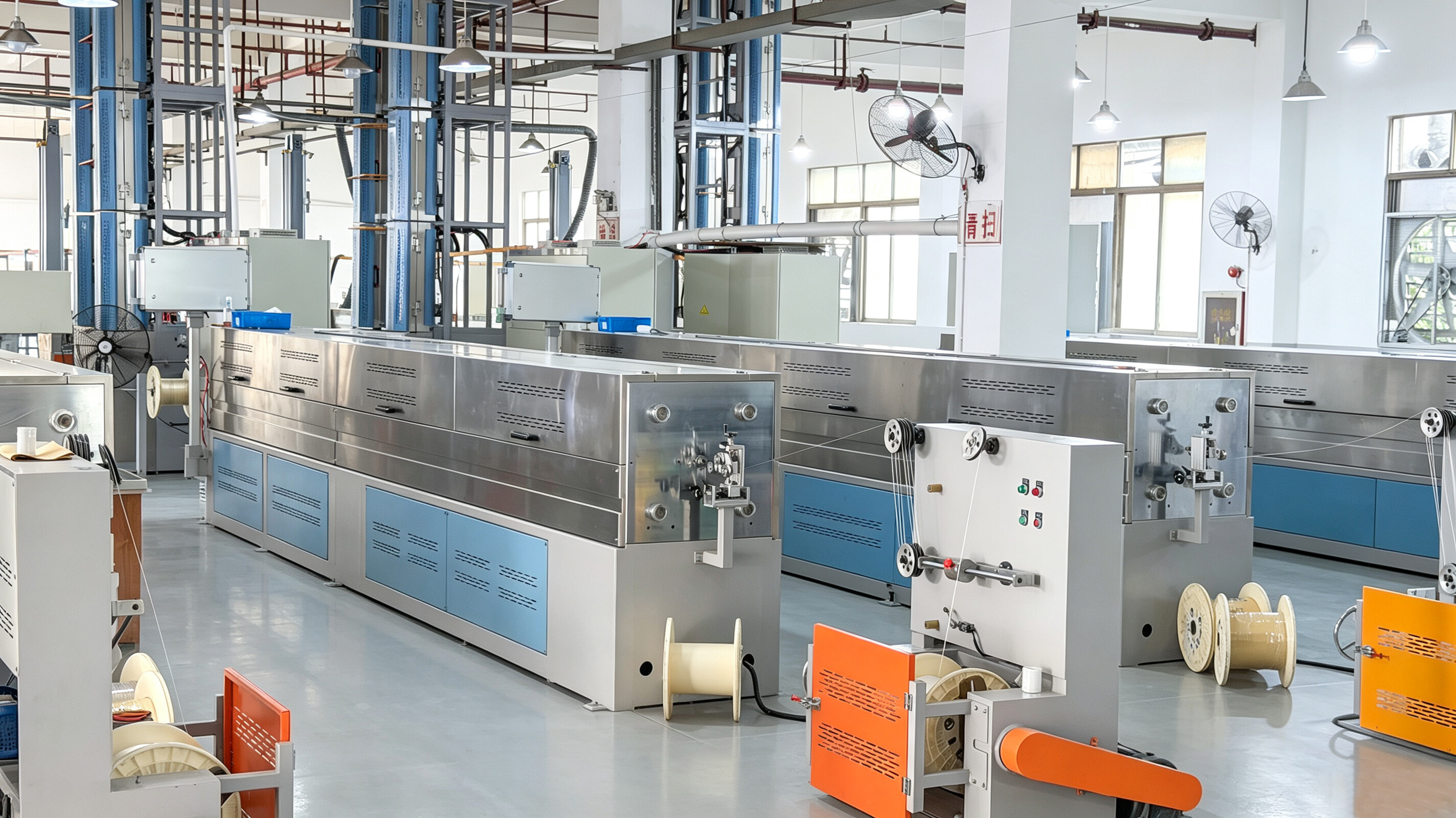 Sintering Line: Stainless Steel Sintering Furnace Operating in Rows